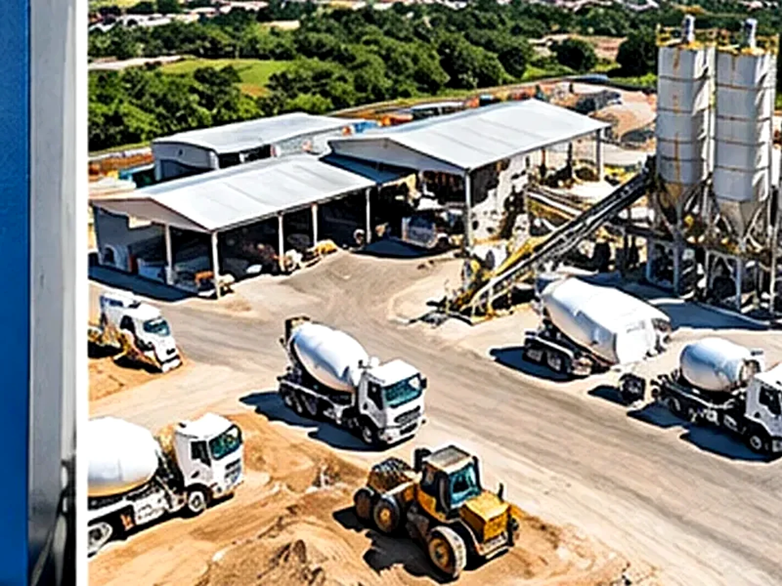 Caminhão betoneira para concreto usinado